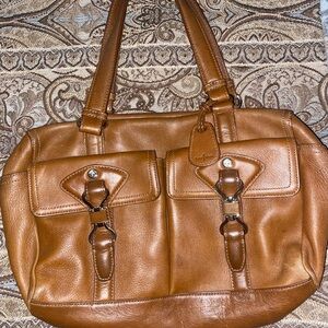 Cole Haan Tan Leather Shoulder Bag